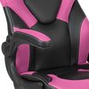 Flash Furniture Gaming Chair, Padded Arms, Pink CH-00095-PK-GG